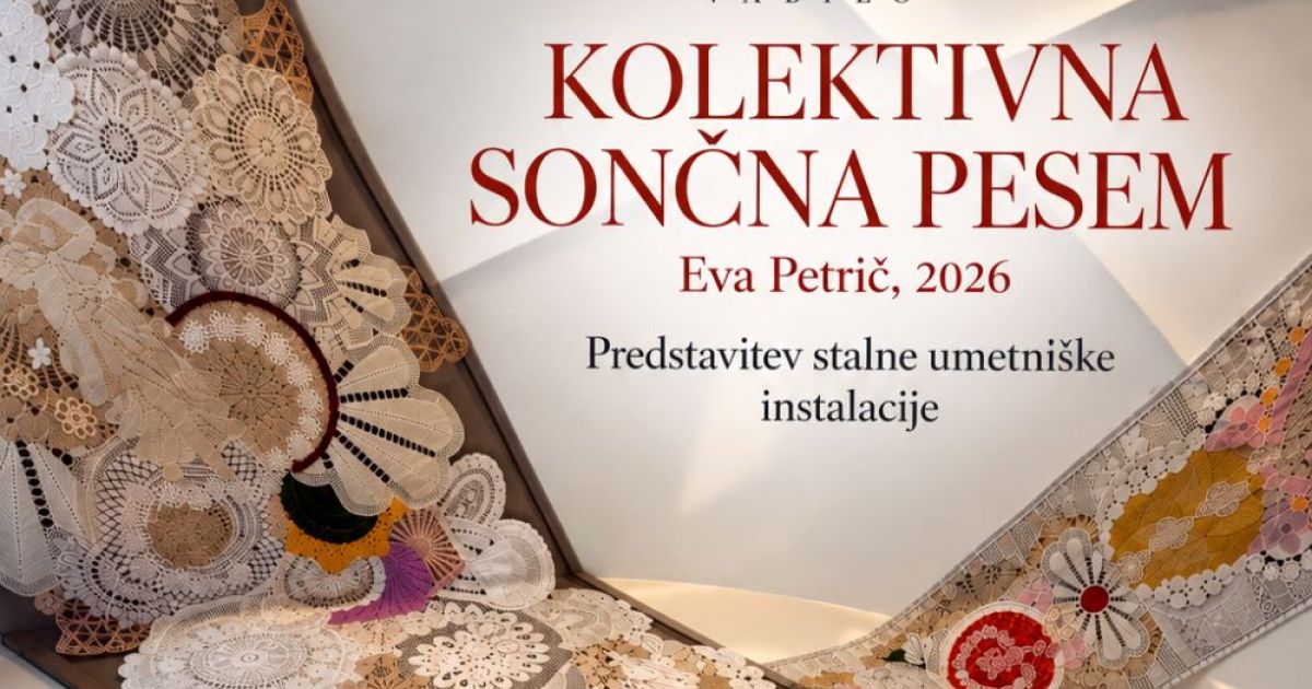 Odprtje stalne postavitve instalacije umetnice Eve Petrič: Kolektivna Sončna pesem