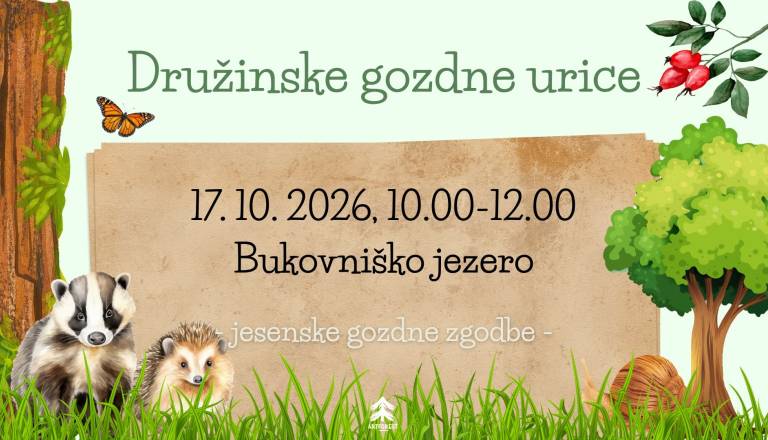 Družinske gozdne urice - jesenske gozdne zgodbe