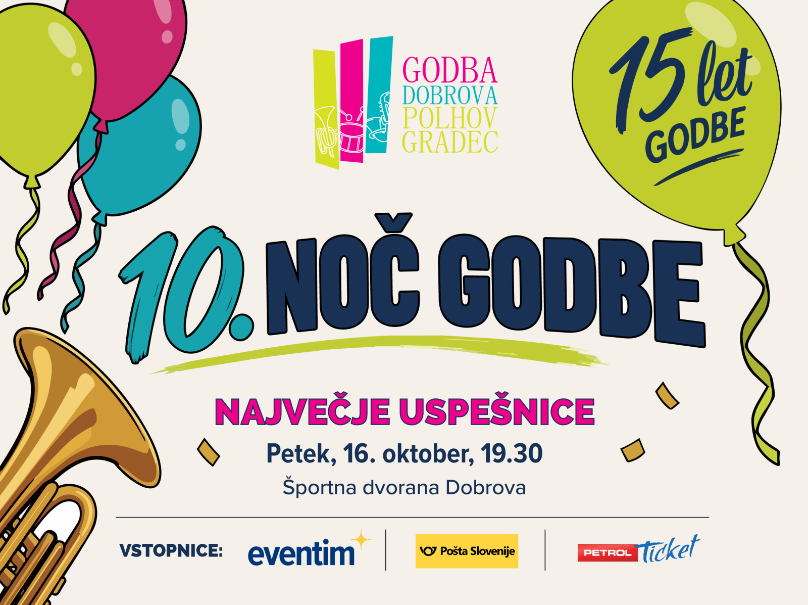 10. NOČ GODBE - Največje uspešnice