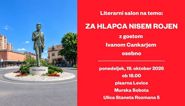 Za hlapca nisem rojen! Literarni salon z Ivanom Cankarjem