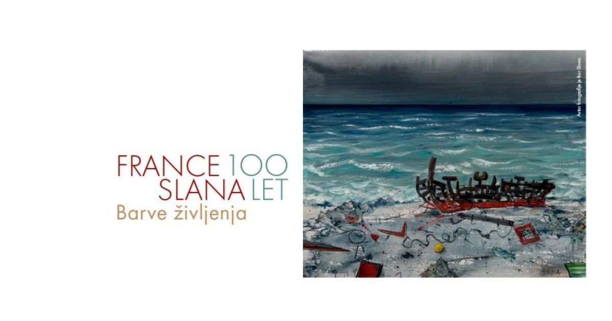 Odprtje slikarske razstave ob 100-letnici rojstva akademskega slikarja Franceta Slane