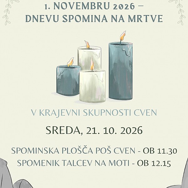 Spominska slovesnost ob dnevu spomina na mrtve