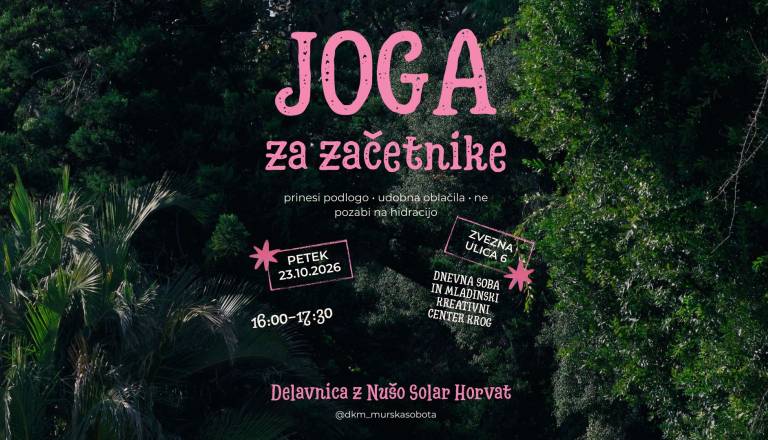 Joga za začetnike z Nušo Solar Horvat