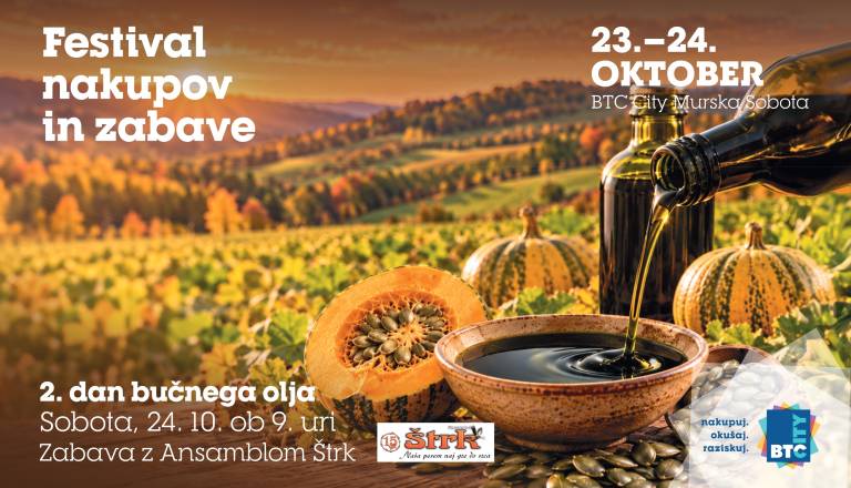 Festival nakupov in zabave: Dan bučnega olja