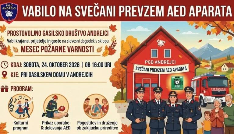 Svečani prevzem AED aparata