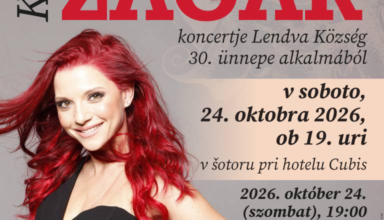 Tanja Žagar, koncert ob 30. prazniku Občine Lendava
