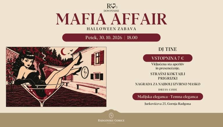 Mafia Affair – Halloween zabava v Domu penine