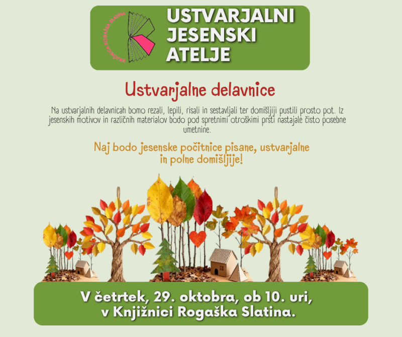 Jesenske ustvarjalne delavnice