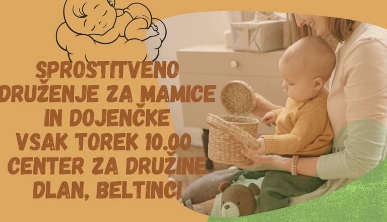 Sprostitveno druženje za mamice in dojenčke