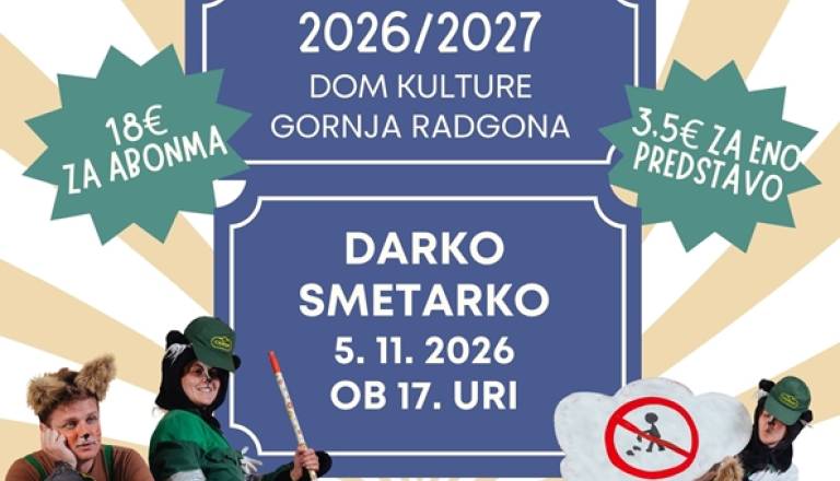 Predstava za otroke: DARKO SMETARKO